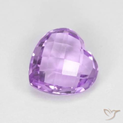 2.00ct Natural Pinkish Violet Amethyst, Heart, VVS