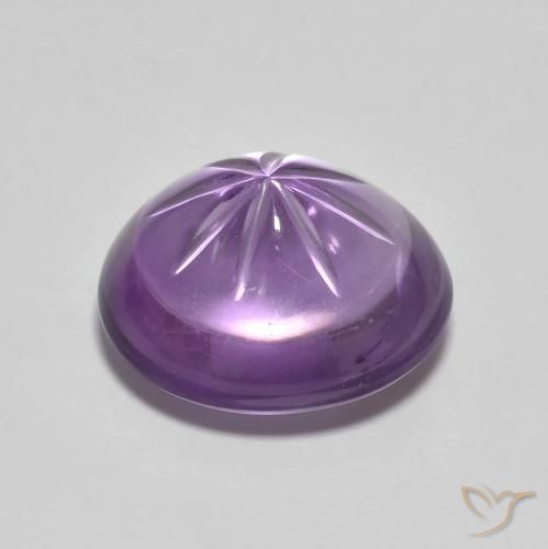 Amethyst Gemstone in 12 x 10 mm (calibrated) Size for Sale, Amethyst Stone in Iris Violet Color