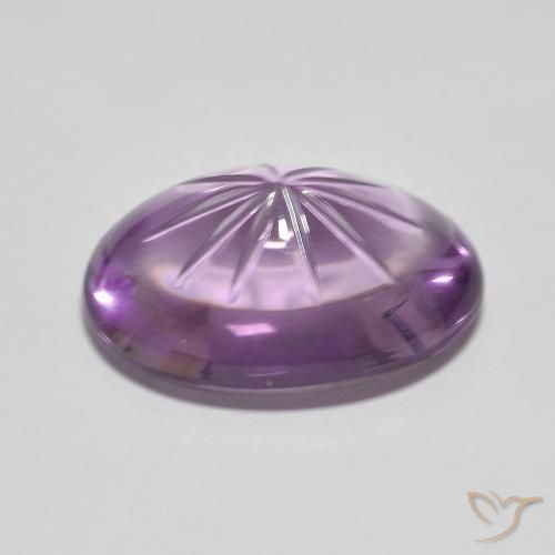 Amethyst Gemstone in 16 x 12 mm (calibrated) Size for Sale, Amethyst Stone in Medium Violet Color