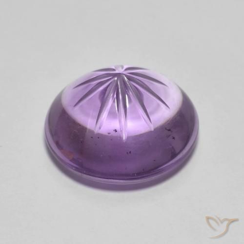Amethyst Gemstone in 12 mm (calibrated) Size for Sale, Amethyst Stone in Iris Violet Color