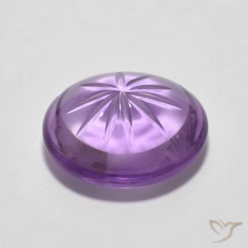 Amethyst Gemstone in 13 x 11 mm (calibrated) Size for Sale, Amethyst Stone in Medium Violet Color