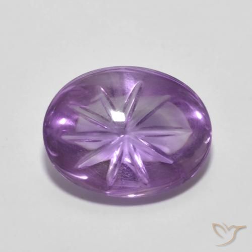4.82ct Natural Iris Violet Amethyst, Oval, Transparent