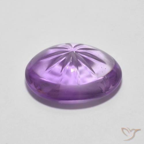 Amethyst Gemstone in 14 x 10 mm (calibrated) Size for Sale, Amethyst Stone in Medium Violet Color