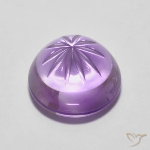 Amethyst Gemstone in 11 mm (calibrated) Size for Sale, Amethyst Stone in Iris Violet Color