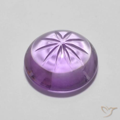 Amethyst Gemstone in 11 mm (calibrated) Size for Sale, Amethyst Stone in Iris Violet Color
