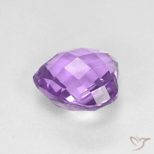 Amethyst Gemstone in 8 x 8 mm (calibrated) Size for Sale, Amethyst Stone in Iris Violet Color
