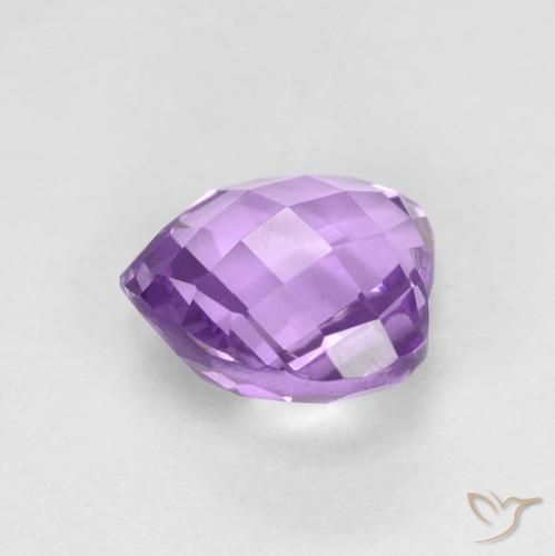 Amethyst Gemstone in 8 x 8 mm (calibrated) Size for Sale, Amethyst Stone in Medium Violet Color