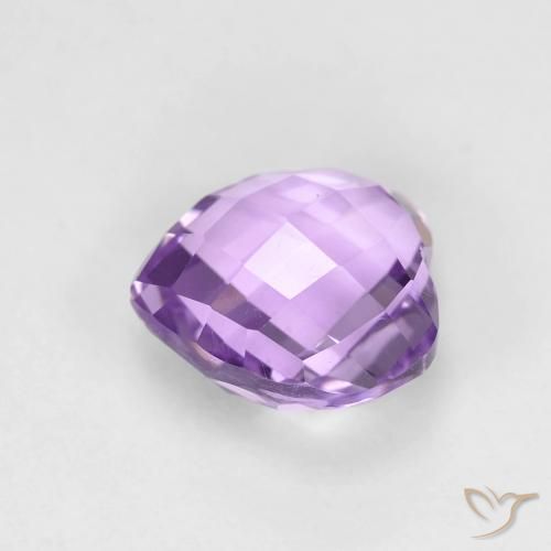 Amethyst Gemstone in 8 x 8 mm (calibrated) Size for Sale, Amethyst Stone in Medium Violet Color