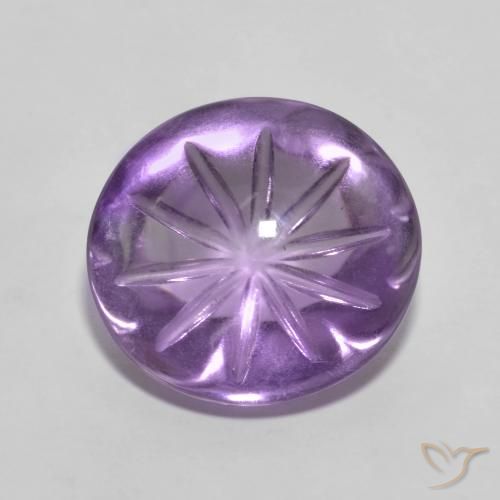 6.64ct Natural Intense Violet Amethyst, Oval, Transparent