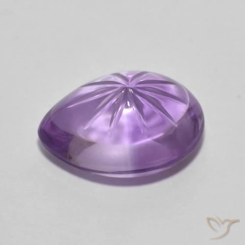 Amethyst Gemstone in 13 x 9.7 mm Size for Sale, Amethyst Stone in Vivid Violet Color