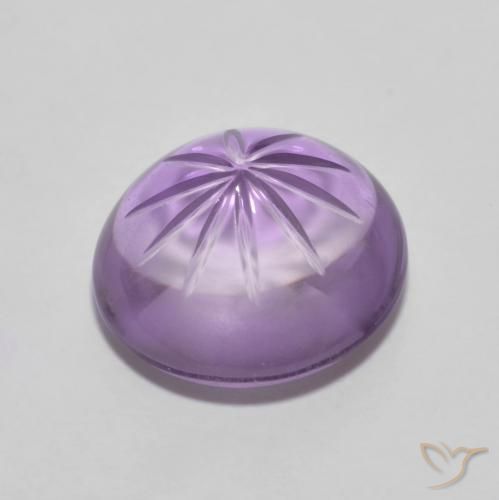 Amethyst Gemstone in 12 mm (calibrated) Size for Sale, Amethyst Stone in Deep Violet Color