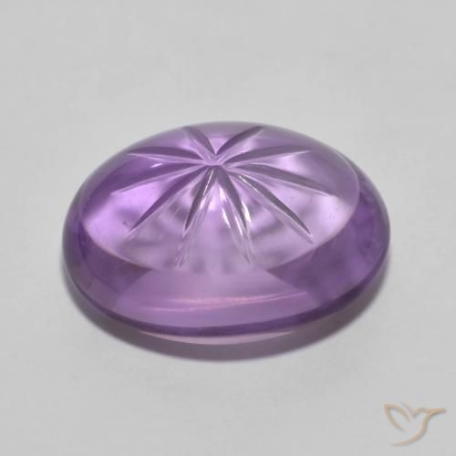 Amethyst Gemstone in 16 x 12 mm (calibrated) Size for Sale, Amethyst Stone in Medium Violet Color
