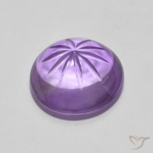 Amethyst Gemstone in 11 mm (calibrated) Size for Sale, Amethyst Stone in Deep Violet Color