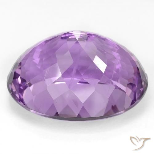 Amethyst Gemstone in 27 x 20 mm (calibrated) Size for Sale, Amethyst Stone in Intense Violet Color