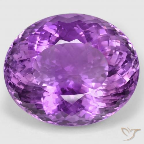 82.49ct Natural Vivid Pink Violet Amethyst, Oval, VVS
