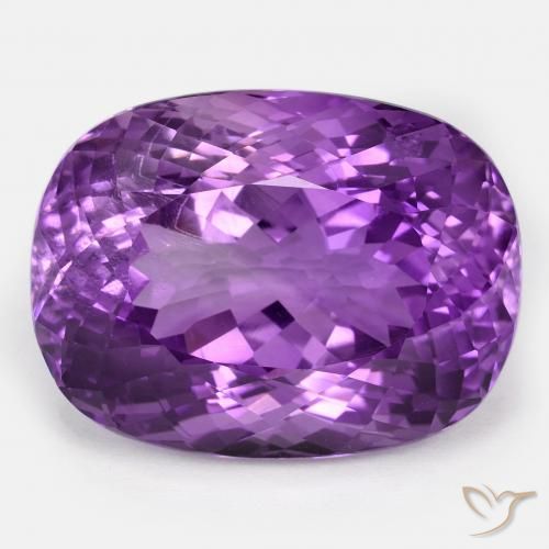 Améthyste Coussin en damier des États-Unis 71,83 ct, dimension 29,4 x 22,2mm, pureté vvs-vs, pierre gemme naturelle Non traité, 1 pièce d'améthyste de couleur Violet intense, dureté Mohs de 7 convient aux bijoux de tous les jours, pierre de sagesse, Symbolise l'apaisement et l'apaisement, Photo A