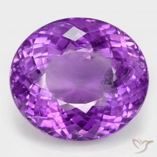 58.32ct Natural Intense Violet Amethyst, Oval, VS