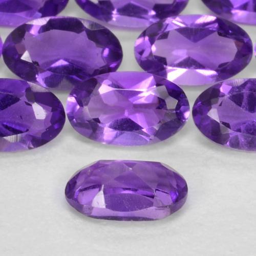 Amethyst Gemstone in 5 x 3 mm (calibrated) Size for Sale, Amethyst Stone in Medium Violet Color