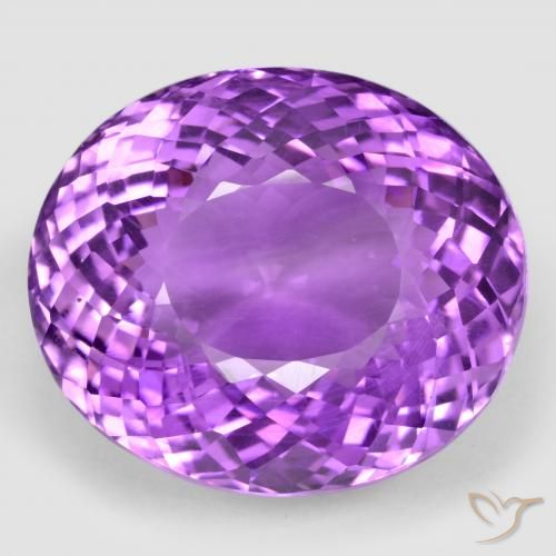 73.50ct Natural Purplish Violet Amethyst, Oval, VVS-VS