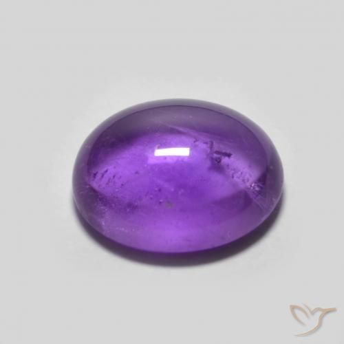 Amethyst Gemstone in 11 x 9 mm (calibrated) Size for Sale, Amethyst Stone in Deep Violet Color