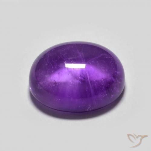 Amethyst Gemstone in 11 x 9 mm (calibrated) Size for Sale, Amethyst Stone in Deep Violet Color