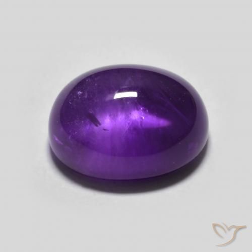 Amethyst Gemstone in 11 x 9 mm (calibrated) Size for Sale, Amethyst Stone in Vivid Violet Color