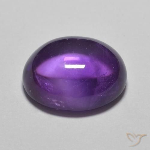 Amethyst Gemstone in 11 x 9 mm (calibrated) Size for Sale, Amethyst Stone in Medium Light-Violet Color