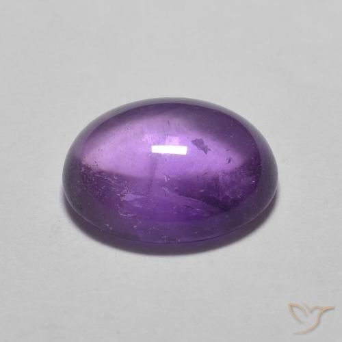 Amethyst Gemstone in 10 x 8 mm (calibrated) Size for Sale, Amethyst Stone in Medium Light-Violet Color