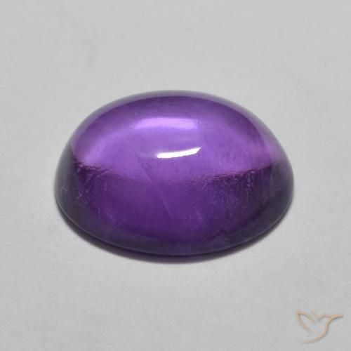 Amethyst Gemstone in 11 x 9 mm (calibrated) Size for Sale, Amethyst Stone in Medium Violet Color