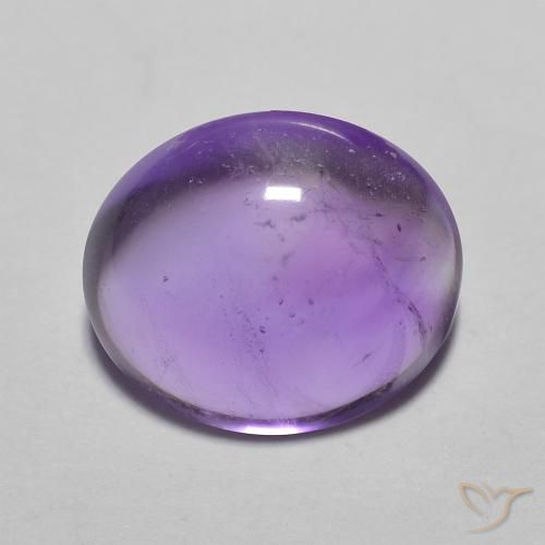 3.54ct Natural Intense Violet Amethyst, Oval, Transparent