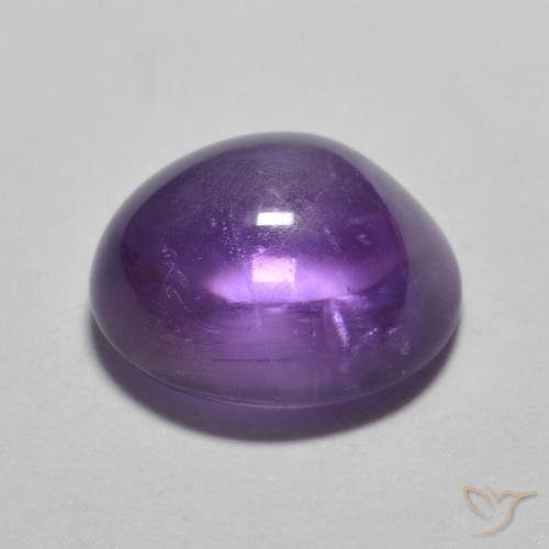 Amethyst Gemstone in 11 x 9 mm (calibrated) Size for Sale, Amethyst Stone in Intense Violet Color
