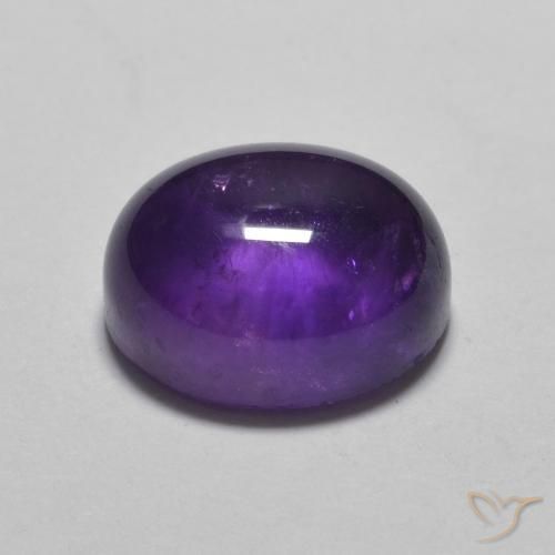 Amethyst Gemstone in 10 x 8 mm (calibrated) Size for Sale, Amethyst Stone in Intense Violet Color