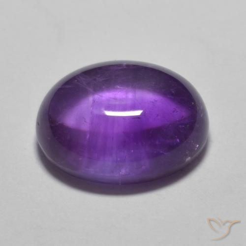 Amethyst Gemstone in 11 x 9 mm (calibrated) Size for Sale, Amethyst Stone in Vivid Violet Color