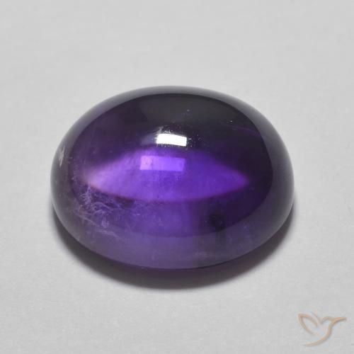 Amethyst Gemstone in 11 x 9 mm (calibrated) Size for Sale, Amethyst Stone in Medium Light-Violet Color
