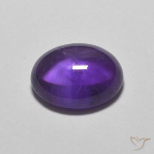 Amethyst Gemstone in 10 x 8 mm (calibrated) Size for Sale, Amethyst Stone in Medium Light-Violet Color