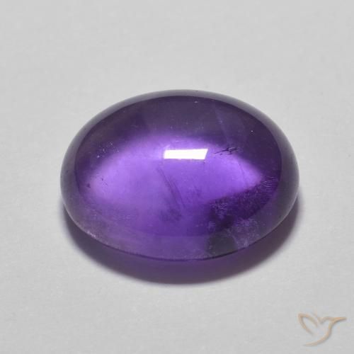 Amethyst Gemstone in 11 x 9 mm (calibrated) Size for Sale, Amethyst Stone in Pinkish Violet Color