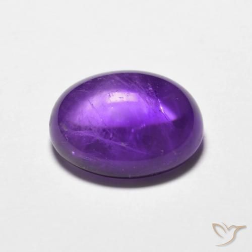 Amethyst Gemstone in 11 x 9 mm (calibrated) Size for Sale, Amethyst Stone in Purplish Violet Color