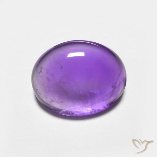 2.82ct Natural Deep Violet Amethyst, Oval, Transparent