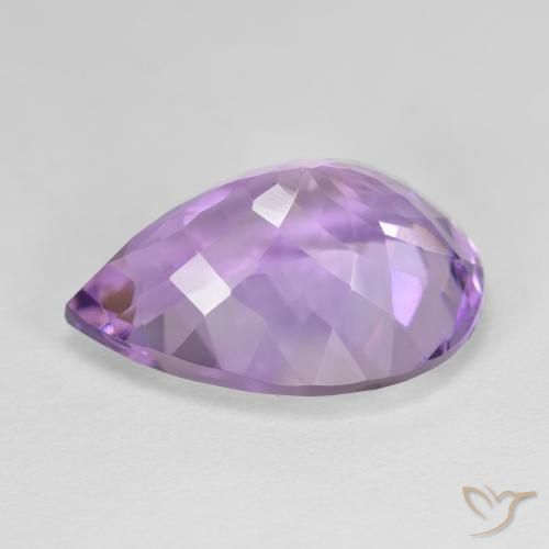 Amethyst Gemstone in 18 x 13 mm (calibrated) Size for Sale, Amethyst Stone in Medium Pink Violet Color