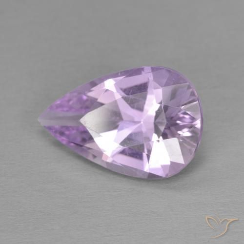 3.27ct Natural Iris Violet Amethyst, Pear Shape, VVS