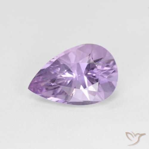2.35ct Natural Light Iris Violet Amethyst, Pear Shape, VVS