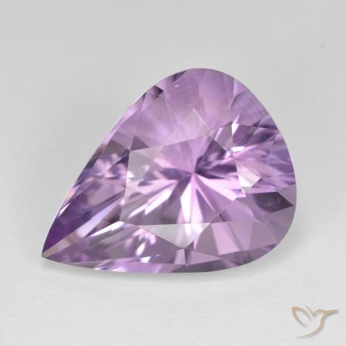 8.26ct Natural Iris Violet Amethyst, Pear Shape, VVS