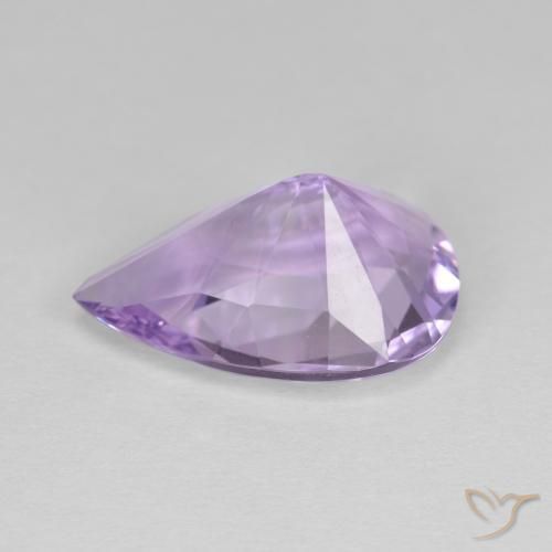 Amethyst Gemstone in 14 x 9.6 mm Size for Sale, Amethyst Stone in Light Pinkish Violet Color
