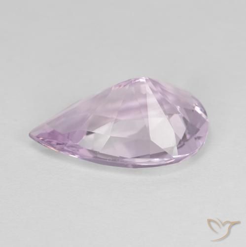 Amethyst Gemstone in 15 x 10 mm (calibrated) Size for Sale, Amethyst Stone in Very Light Pinkish Violet Color