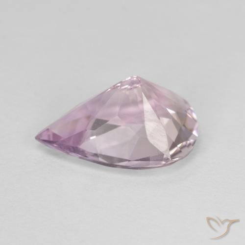 Amethyst Gemstone in 11.9 x 8.7 mm Size for Sale, Amethyst Stone in Light Grayish Violet Color