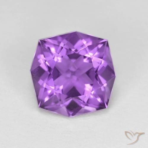 2.64 ct Odd Shaped Amethyst, 9 x 9 mm From Brazil, Photo A