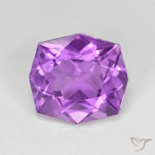 5.04 ct Odd Shaped Amethyst, 12 x 10.9 mm From Brazil, Photo A