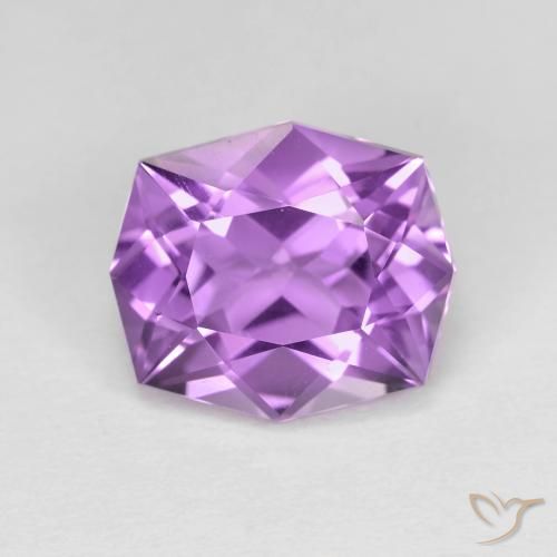 3.80ct Natural Medium Purplish Violet Amethyst, Fancy, VVS