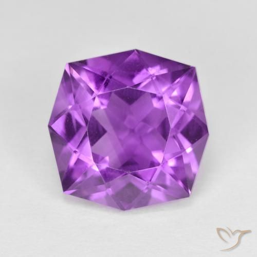 4.73 ct Odd Shaped Amethyst, 11.1 x 11.1 mm From Brazil, Photo A
