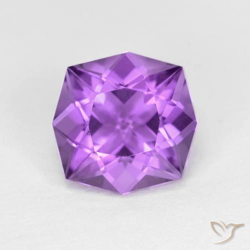 3.01ct Natural Medium Purplish Violet Amethyst, Fancy, VVS
